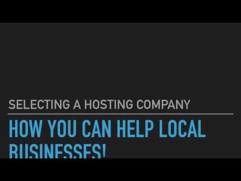 VIDEO : local marketing   selecting the hosting company - http://ebits.ie/localbusinessmarketing - selecting thehttp://ebits.ie/localbusinessmarketing - selecting thehosting companyin our final lesson about hosting, i want to let you know ...