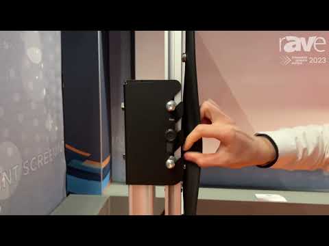 ISE 2023: screenint Introduces FLEXFIX Portable Fixed-Frame Projection Screen
