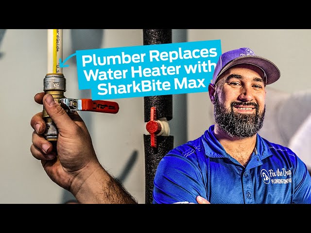 Watch Ben Calmes Uses SharkBite Max for Water Heater Replacement on YouTube.
