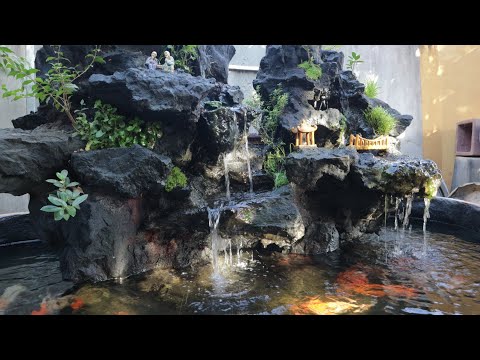 một số hồ cá koi di động vừa làm xong