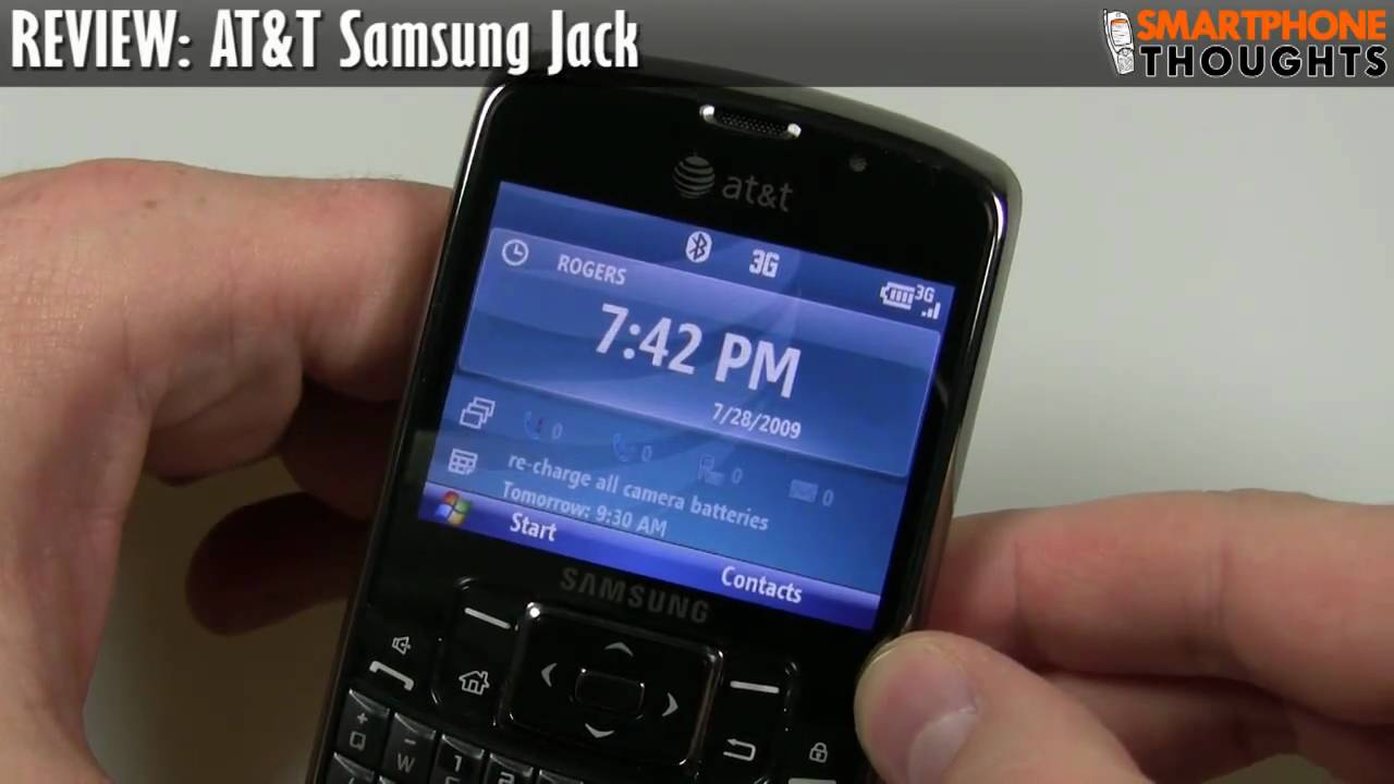 Samsung at&t blackjack ii smartphone