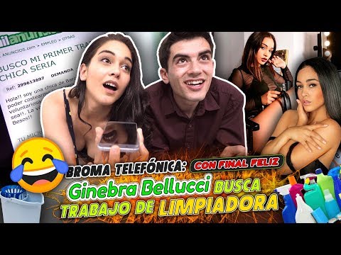 ATENCIÓN: Ginebra Bellucci busca trabajo (troleo con FF)