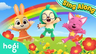 Ring a ring o' roses | Sing Along with Pinkfong & Hogi | Nursery Rhymes for Kids