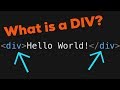 What is a DIV?  |  HTML Basics #1