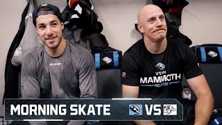 Sean Durzi, Nate Schmidt, And André Tourigny 10.11 Morning Skate