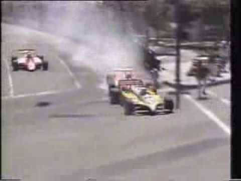 1982Long BeachAccidente entre Bruno Giacomelli y Ren Arnoux