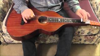 SM-Weissenborn Hawaiian-Style Left-Handed LapSteel Guitar-Solid Mahogany Top-No Style