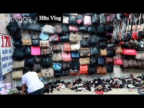 Chợ Đồ Si Bàn Cờ Săn Giày Hàng Hiệu | Hữu Vlog