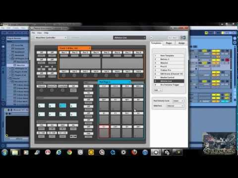 NEW!! Ableton Live 8 How to use The Maschine Controller Editor to Trigger Impluse & The Drum Rack HD