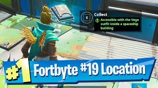 Fortnite Fortbyte Location - Accessible With The Vega Outfit Inside A Spaceship Building
