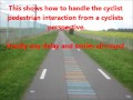 Good Cyclist Pedestrian Interaction