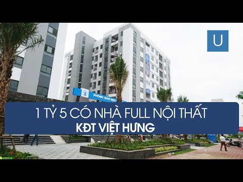 Chung cư NO 08 Giang Biên | Chỉ 1,5 tỷ có ngay căn hộ full nội thất trong KĐT Việt Hưng