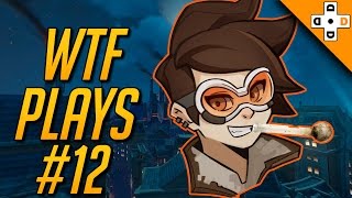 Overwatch Funny WTF Plays #12 - TRACER ON CRACK! | Highlights Montage