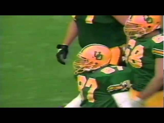 Oregon TE Willy Tate 22 yard reception vs. Stanford 11-02-1991