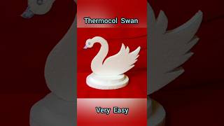 Thermocol Swan Thermocol Craft Ideas Swan Making Idea