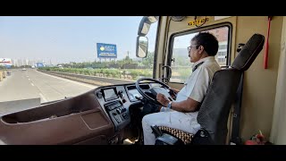 Bengaluru To Mumbai Full Journey Volvo B11R Mg Starz Ksrtc Ambaari Dream Cl Bus Cabin Ride