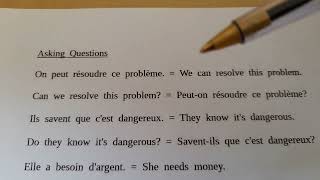 Written French - Advanced Opinion Piece 2