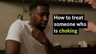 First Aid Training Choking