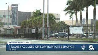 Pahokee Teacher Accused Of Inappropriate Behavior
