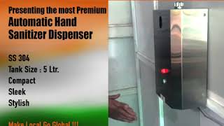 Technocrats Automatic Hand Sanitizer Dispenser.