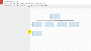 How-To use Google Drawing to create an Organization Chart