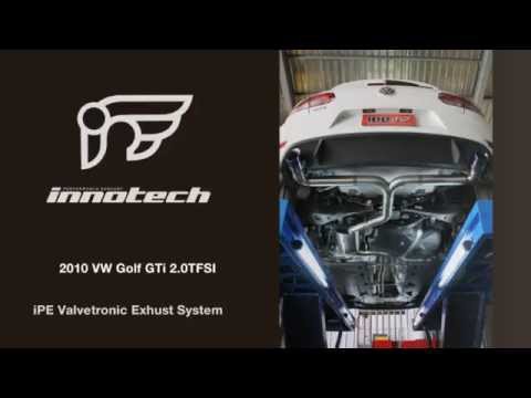 iPE Innotech Exhaust 2010 VW Golf MK6 GTi Turbo Back Valvetronic System
