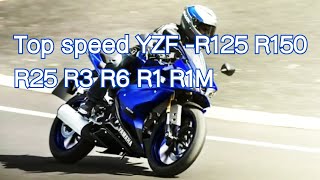 Top Speed Yzf R125 R15 R25 R3 R6 R1 R1M