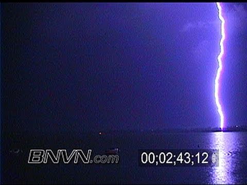 7/2/2000. Lightning footage over Lake Buffalo MN