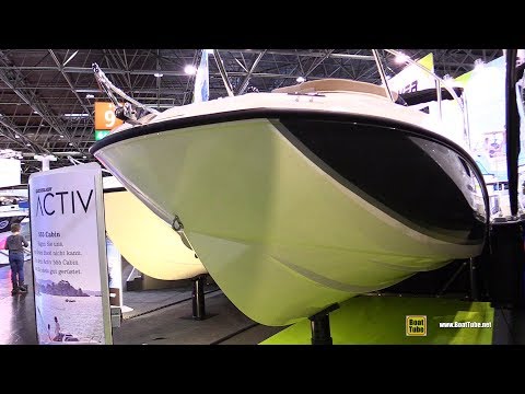 2018 Quicksilver Activ 555 Cabin Motor Boat - Walkaround - 2018 Boot Dusseldorf Boat Show