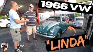She Bought it New in 1966! Meet "Linda" his Volkswagen Beetle!