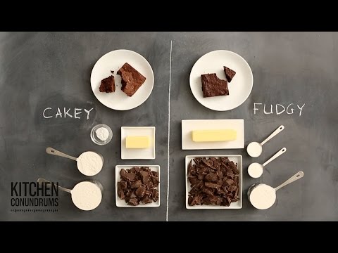 VIDEO : the science behind the perfect brownie - kitchen conundrums with thomas joseph - there are those that would describe the perfectthere are those that would describe the perfectbrownieas cakey with an airier interior, and then there ...