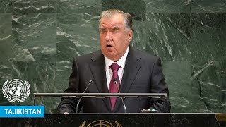 Tajikistan - President Addresses United Nations General Debate, 80Th Session
