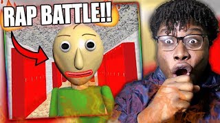 BALDI'S BASICS RAP BATTLE! | Baldi’s Basics Song- Basics in Behavior Reaction!
