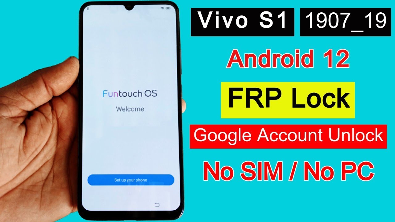 Vivo S1 (1907) FRP Bypass Android 12 | All Vivo FRP Vivo S1 (1907) FRP Bypass Android 12 | All Vivo FRP
