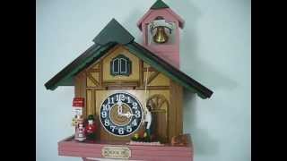 School Bell Music Cuckoo Clock (#60307)