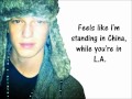 Standing In China - Cody Simpson + Lyrics on screen