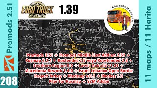 Ets2 1.39 Kombo - Promods 2.51 Roextended 2.8 Rusmap 2.2.1 Ve Diğer Haritalar