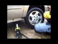 How to change the front brakes on a honda accord. - youtube