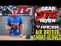 Racer Air Breeze Short Motorcycle Gloves Review from SportbikeTrackGear.com YouTube Video