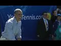 Caroline Wozniacki play tennis with Barack Obama(6-4-2015)