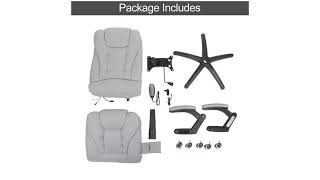 How to Assemble Hadwin's Executive Reclining Office Chair  Massage Gaming Chair 