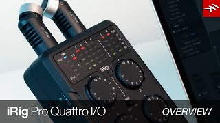 iRig Pro Quattro I/O Overview - 4-input professional field recording interface and mixer