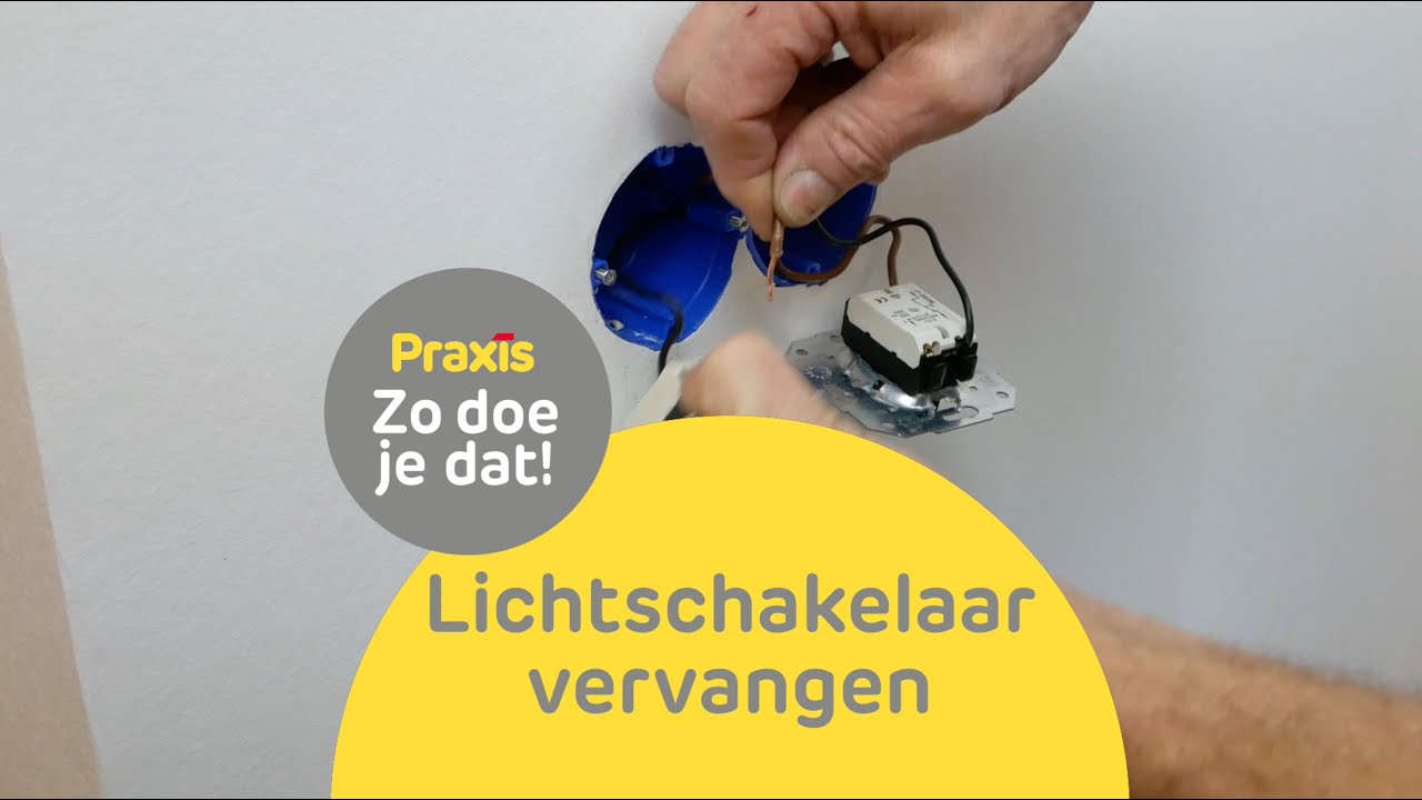 Hoe vervang ik een lichtschakelaar?