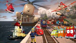 Foduck Meets The Crossover Firefighting Team