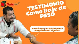 TESTIMONIO como baje de PESO