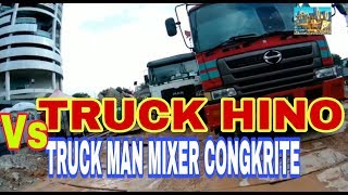 Truck Hino , Truck Man Mixer Congkrite,