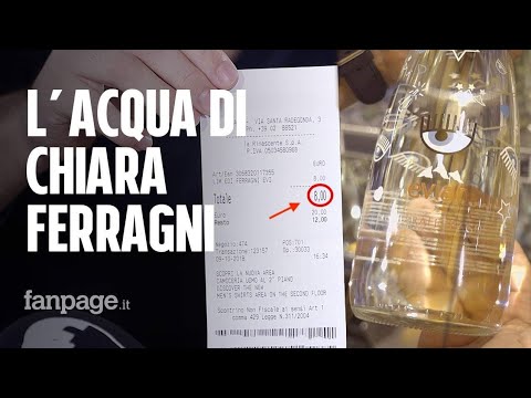 Abbiamo provato l'acqua di Chiara Ferragni (da 8 euro a bottiglia)