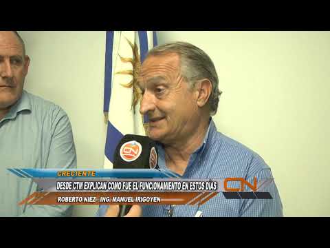 Más agua: En un nuevo comunicado, CTM elevó el tope a 14,30 m. frente al Puerto de Concordia. Más agua: En un nuevo comunicado, CTM elevó el tope a 14,30 m. frente al Puerto de Concordia.
