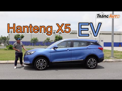 Xe ô tô chạy bằng điện nhập khẩu từ nước bạn - Hanteng X5 EV chạy có giống xe xăng?