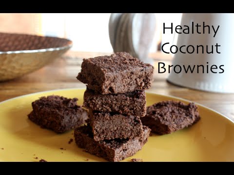 VIDEO : healthy chocolate brownies with coconut flour - hey guys! so this week i'm baking with coconuthey guys! so this week i'm baking with coconutflour& a sugar free alternative to bring you one of the most delicious tasting and low ...